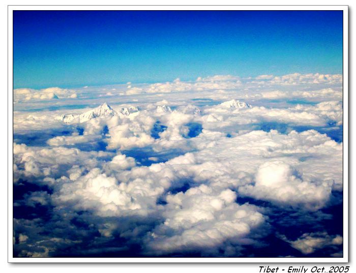 照片：飛機上的梅裡