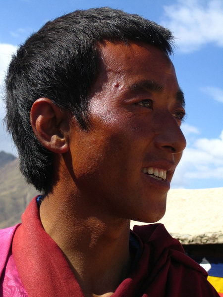西藏圖片：布達拉宮的喇嘛