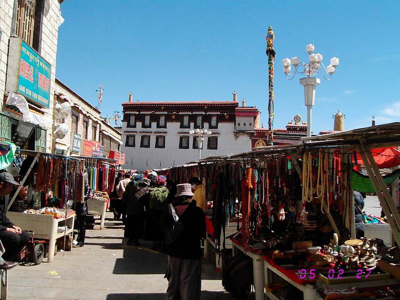 西藏圖片：一不小心走川藏--拉薩街景2