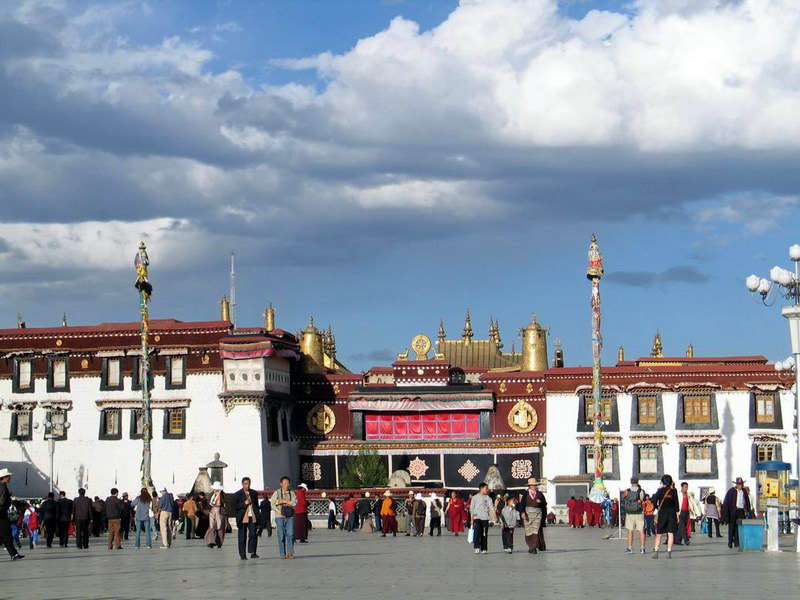 西藏圖片：大昭寺廣場