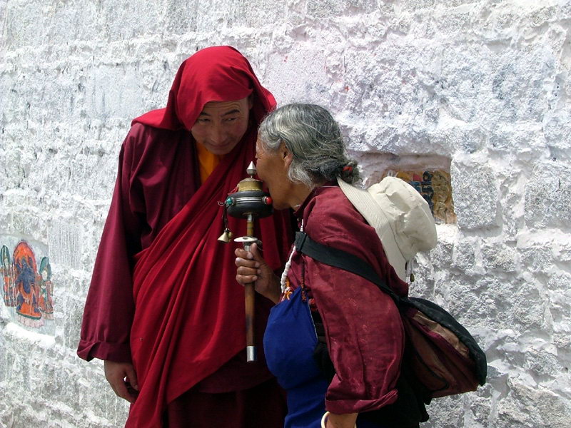 西藏圖片：交流