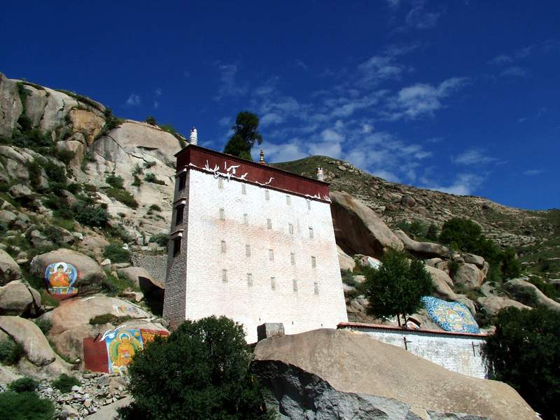 西藏圖片：展佛台