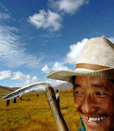 藏北無人區的美麗風景