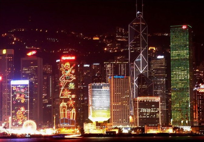 香港夜景圖片