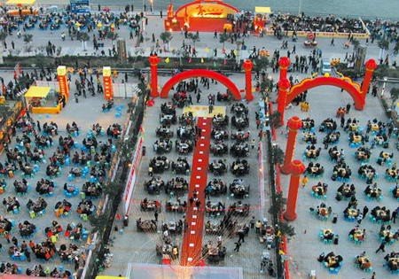 組圖：重慶火鍋節100多萬人參與活動