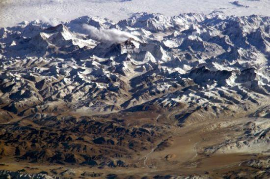 國際空間站十佳地球圖片：斜視喜馬拉雅山