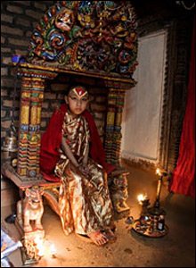 尼泊爾小女神“庫瑪麗