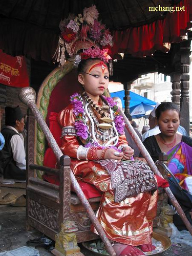 尼泊爾小女神“庫瑪麗