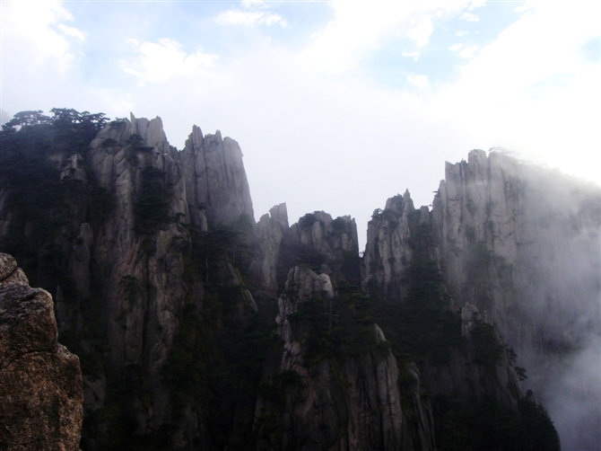 中國十大風景區-黃山風景區照片