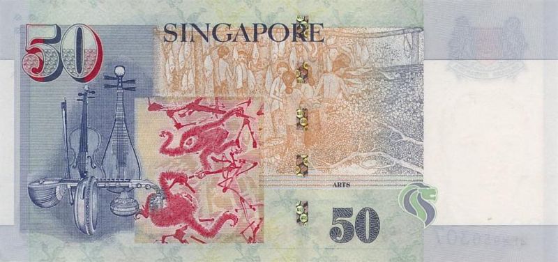 新加坡幣圖片-50元-2005年版