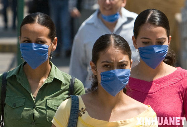 攝影圖片：H1N1遮住了全世界的臉龐